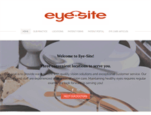 Tablet Screenshot of eyesitesf.com